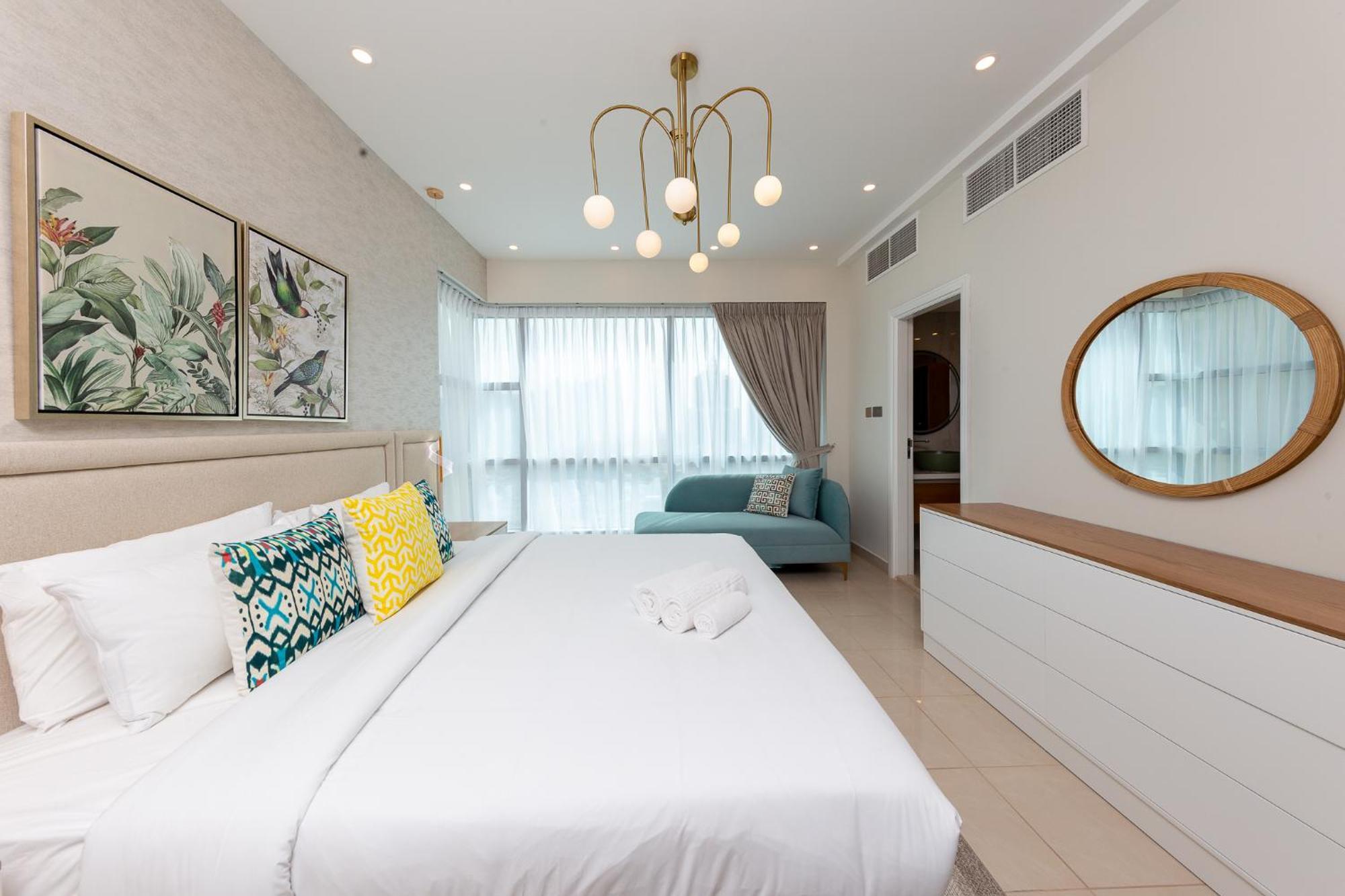 דובאי Charming Brand New 2Br Close To The Beach מראה חיצוני תמונה