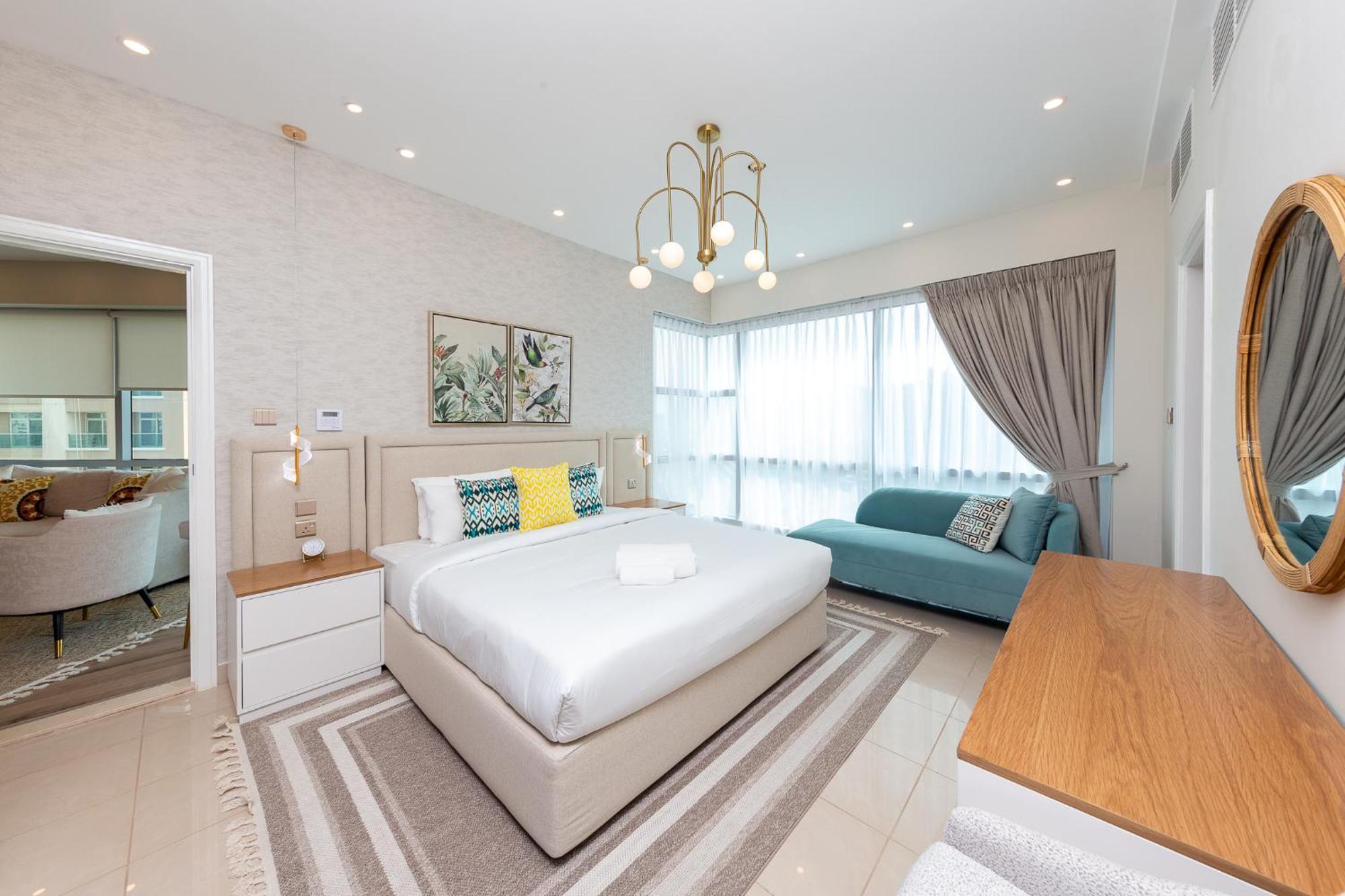 דובאי Charming Brand New 2Br Close To The Beach מראה חיצוני תמונה