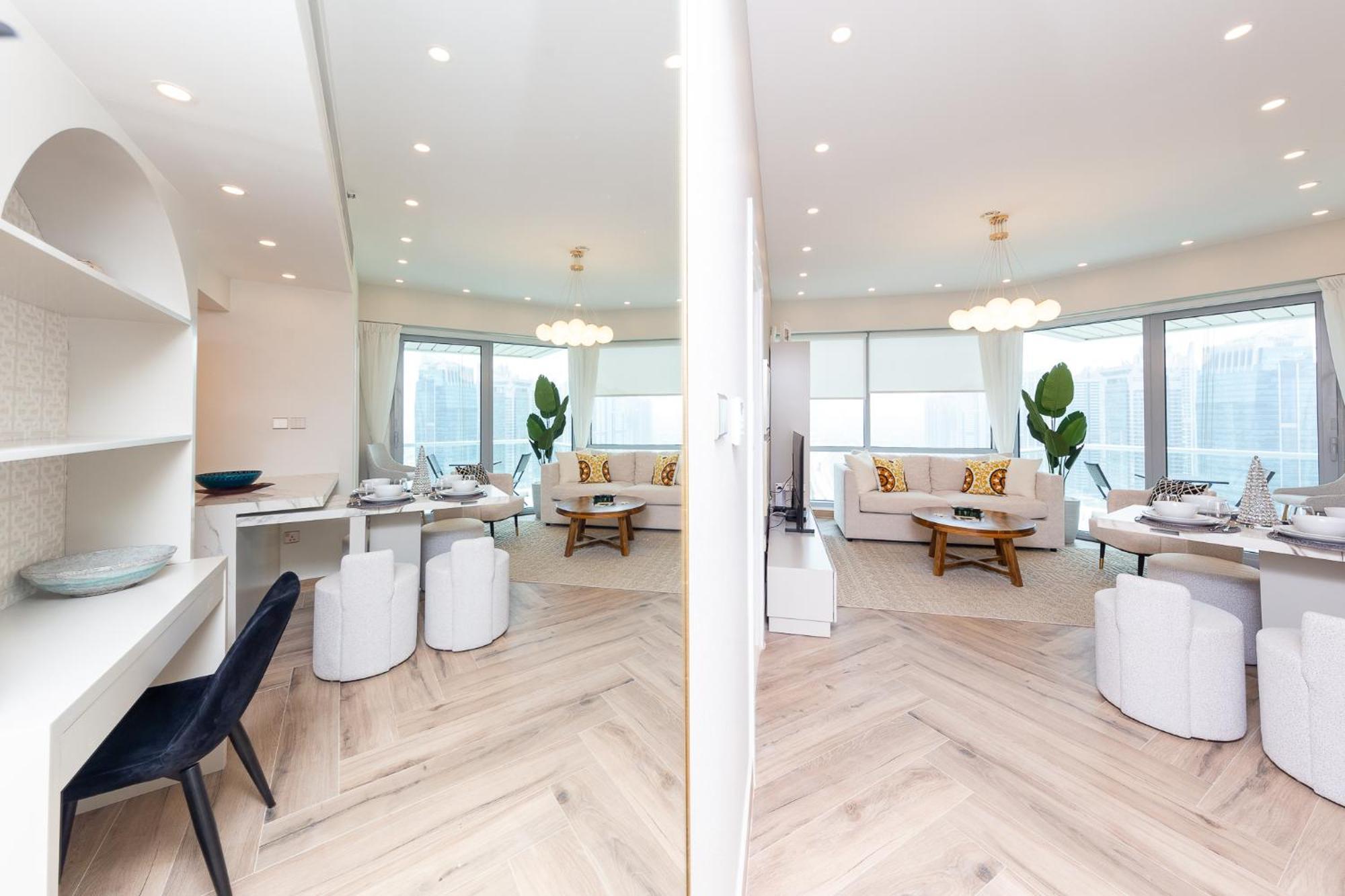 דובאי Charming Brand New 2Br Close To The Beach מראה חיצוני תמונה