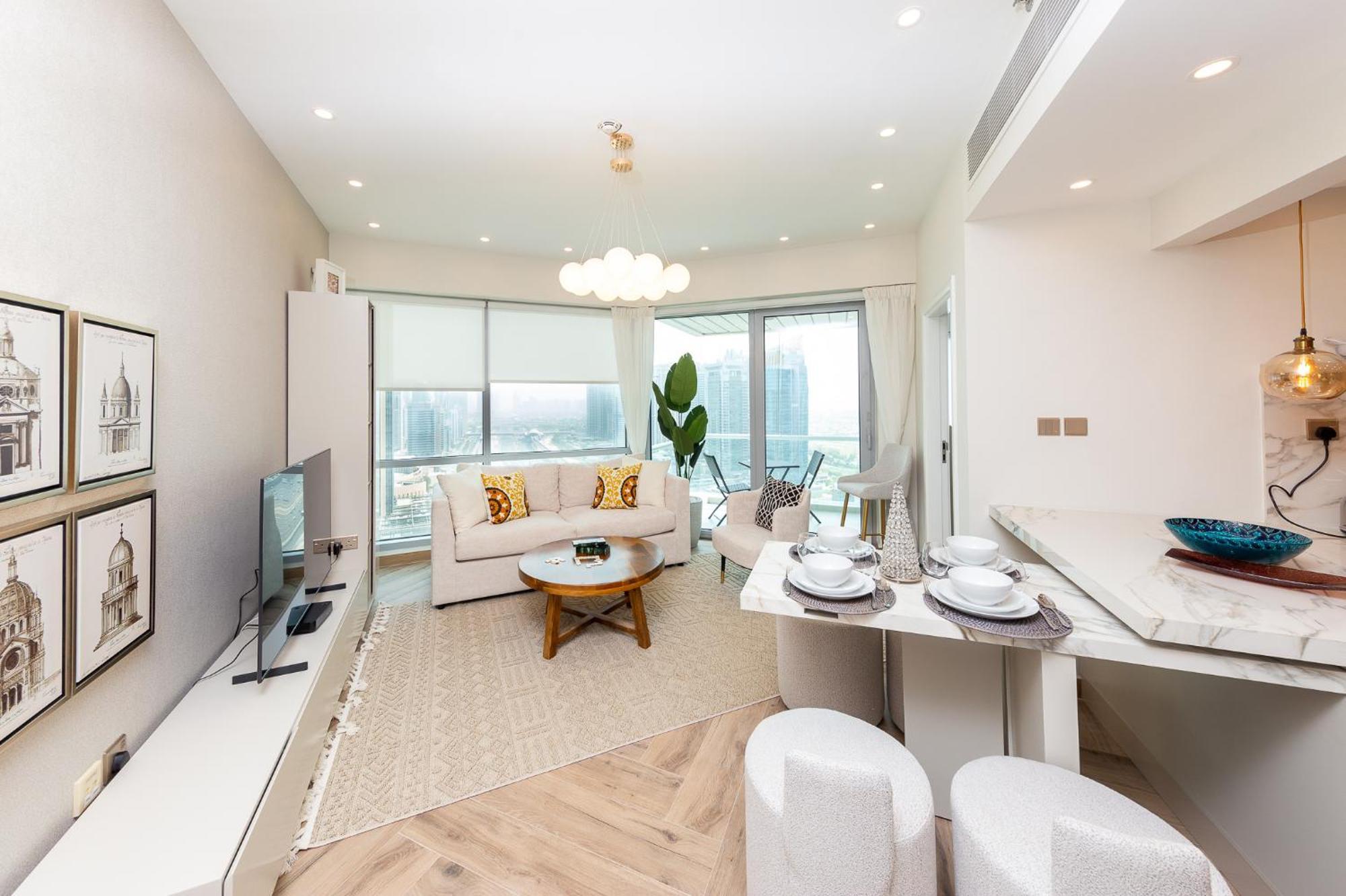דובאי Charming Brand New 2Br Close To The Beach מראה חיצוני תמונה