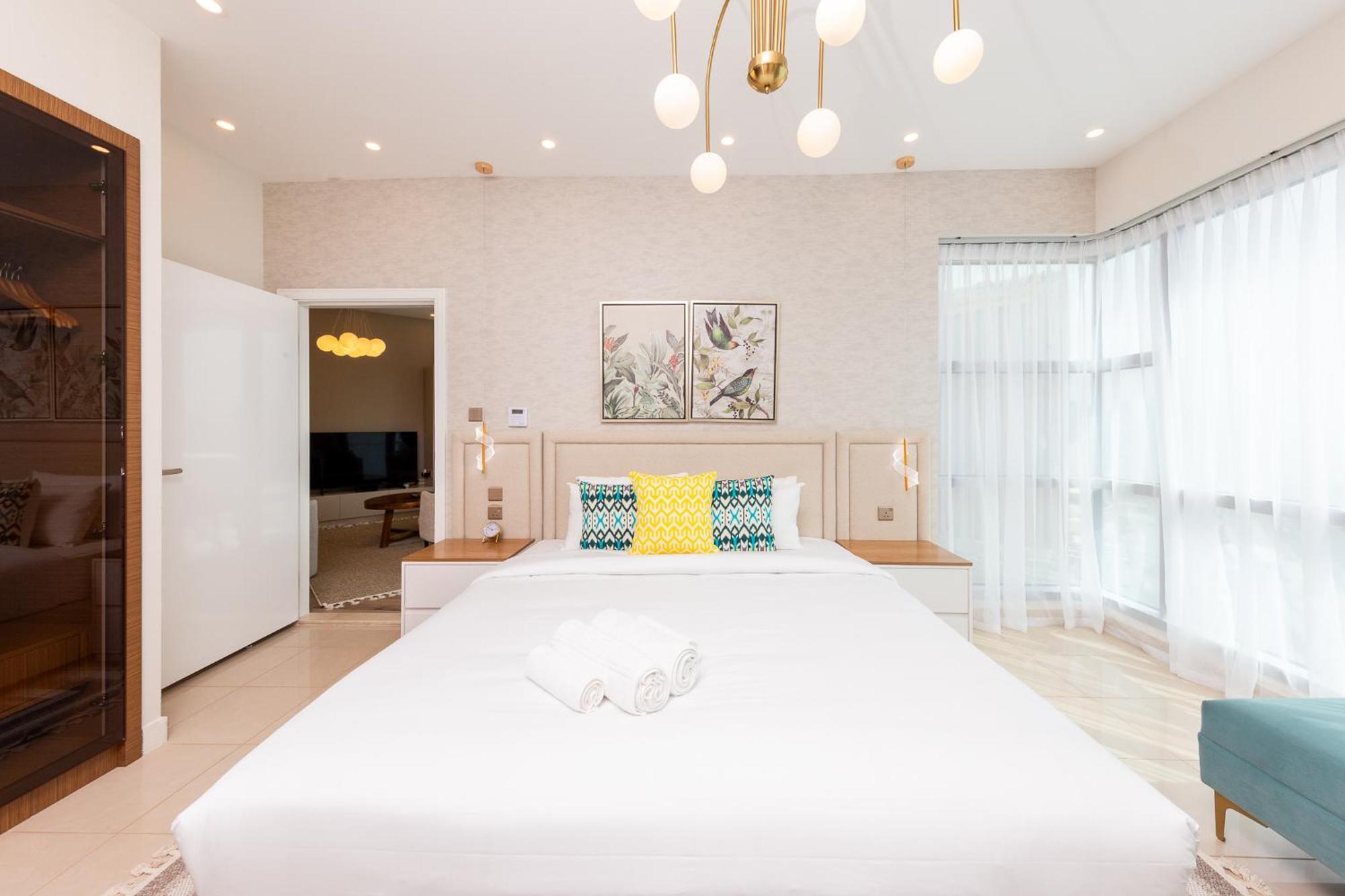דובאי Charming Brand New 2Br Close To The Beach מראה חיצוני תמונה