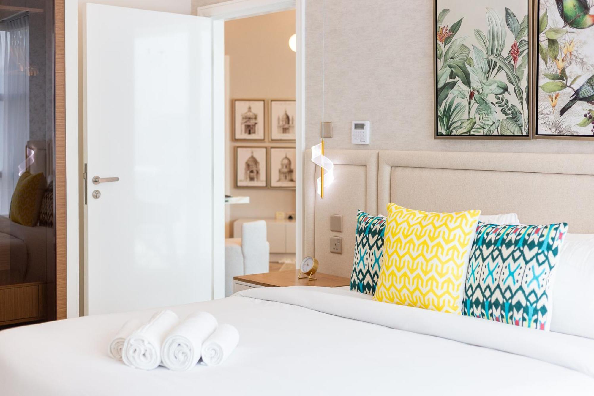 דובאי Charming Brand New 2Br Close To The Beach מראה חיצוני תמונה